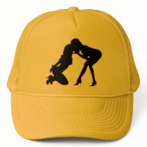 Girl - girl D/s Silhouette Hats by uniqueandkinky Girl - girl D/s Silhouette Hats