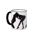 Girl - girl D/s Silhouette Mugs mug
