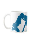 Girl - girl D/s Silhouette Mugs mug