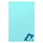 Girl - girl D/s Silhouette Stationary Customized Stationery
