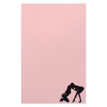 Girl - girl D/s Silhouette Stationary Stationery
