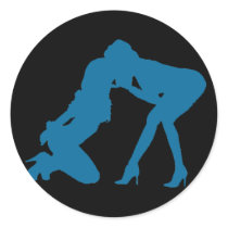 Girl - girl D/s Silhouette Stickers