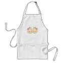 Girl Girl Twins Graphic aprons