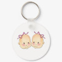 Girl Girl Twins Graphic keychains