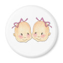Girl Girl Twins Graphic magnets