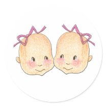 Girl Girl Twins Graphic stickers