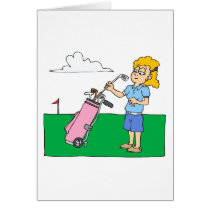 Girl Golfers cards