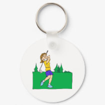 Girl Golfers keychains