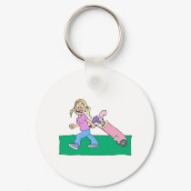 Girl Golfers keychains