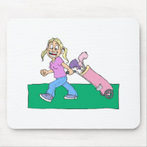Girl Golfers mousepads