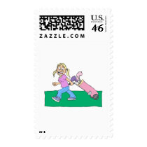 Girl Golfers postage by shopaholicchick Girl Golfers postage