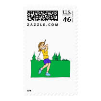 Girl Golfers postage by shopaholicchick Girl Golfers postage