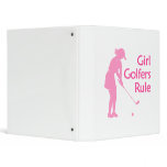 Girl Golfers Rule binders