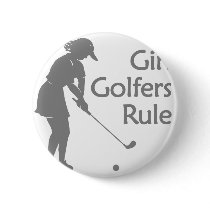Girl Golfers Rule buttons by shopaholicchick Girl Golfers Rule buttons