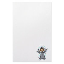Girl Grad Celebration Stationery Paper