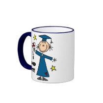 Girl Graduate mugs by stick_figures Girl Graduate mugs