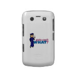 Girl Graduation in Blue Gown Blackberry Bold Cases