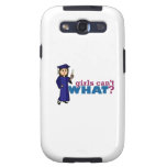 Girl Graduation in Blue Gown Samsung Galaxy SIII Covers