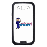 Girl Graduation in Blue Gown Galaxy SIII Covers