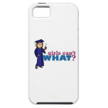 Girl Graduation in Blue Gown iPhone 5 Cover