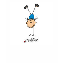 Girl Gymnast Handstands T-shirts and Gifts