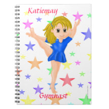 Girl Gymnast Notebook