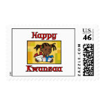 Girl Happy Kwanzaa Postage Stamps
