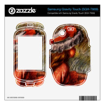 Girl head by Pierre Renoir Samsung Gravity Touch Skins