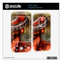 Girl head by Pierre Renoir Skin For HTC Hero
