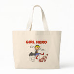 Girl Hero on Rooftop Bag
