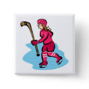Girl Hockey Player