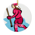 Girl Hockey Player