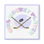Girl Hockey Player Tshirts and Gifts magnets