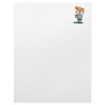 girl holding a soccer ball letterhead