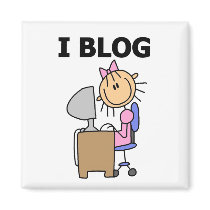 Girl I Blog t-shirts and Gifts Magnet