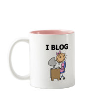 Girl I Blog t-shirts and Gifts mugs by stick_figures Girl I Blog t-shirts and Gifts mugs