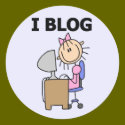 Girl I Blog t-shirts and Gifts stickers by stick_figures Girl I Blog t-shirts and Gifts stickers