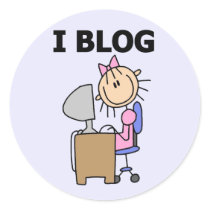 Girl I Blog t-shirts and Gifts stickers