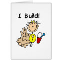 Girl I Build Sand Castles Card by stick_figures Girl I Build Sand Castles Card