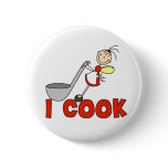 Girl I Cook Button