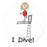 Girl I Dive Sticker