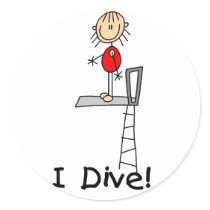 Girl I Dive Sticker