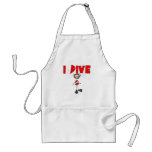 Girl I Dive T-shirts and Gifts Apron