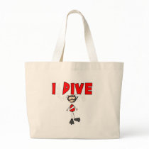 Girl I Dive T-shirts and Gifts bags