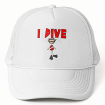 Girl I Dive T-shirts and Gifts hats