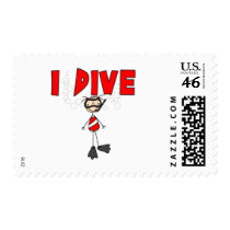 Girl I Dive T-shirts and Gifts postage