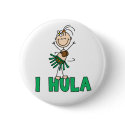 Girl I Hula Button by stick_figures Girl I Hula Button