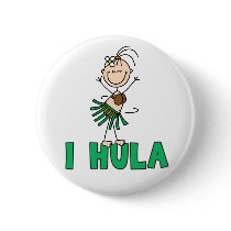Girl I Hula Button