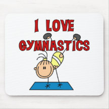 Girl I Love Gymnastics Mousepads