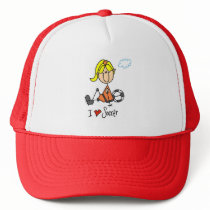 Girl I Love Soccer T-shirts and Gifts hats